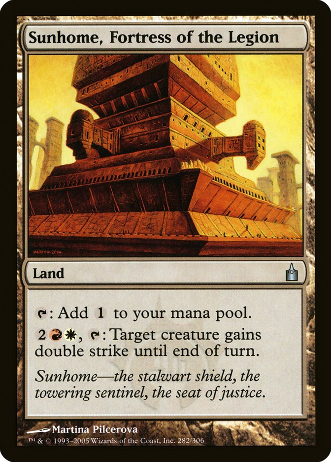 MTG Card Title: Sunhome, Fortress of the Legion RAV/282