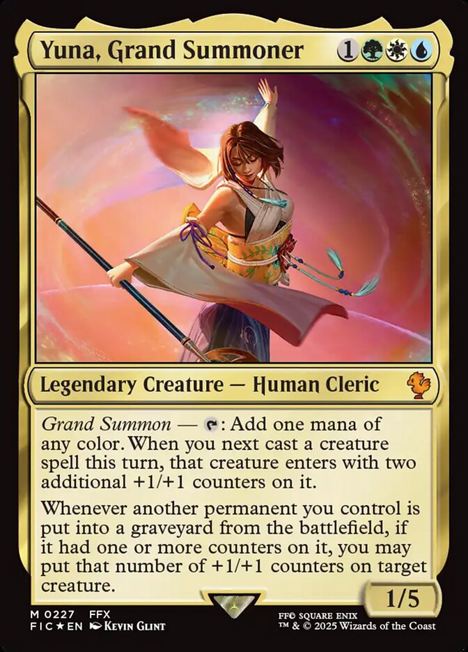 MTG Card Title: Yuna, Grand Summoner FIC/227