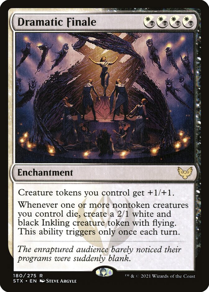 MTG Card Title: Dramatic Finale STX/180