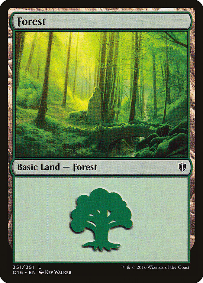 MTG Card Title: Forest C16/351