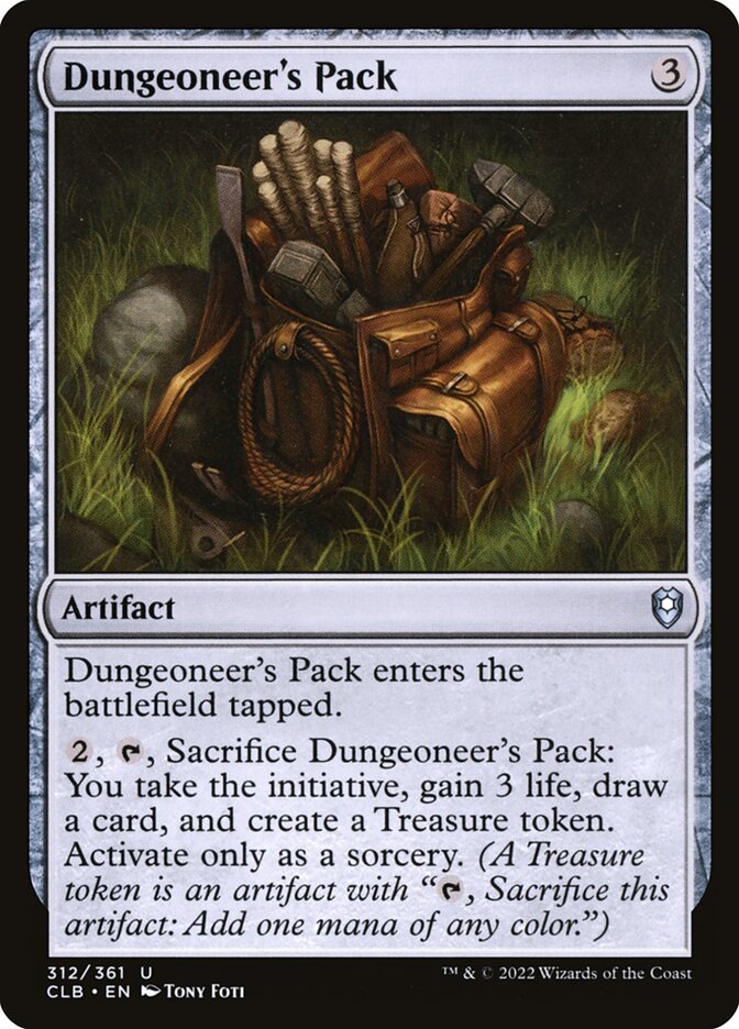 MTG Card Title: Dungeoneer's Pack CLB/312