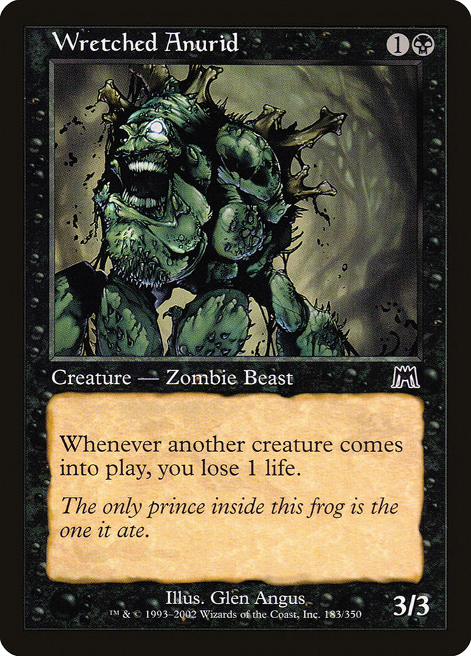MTG Card Title: Wretched Anurid ONS/183