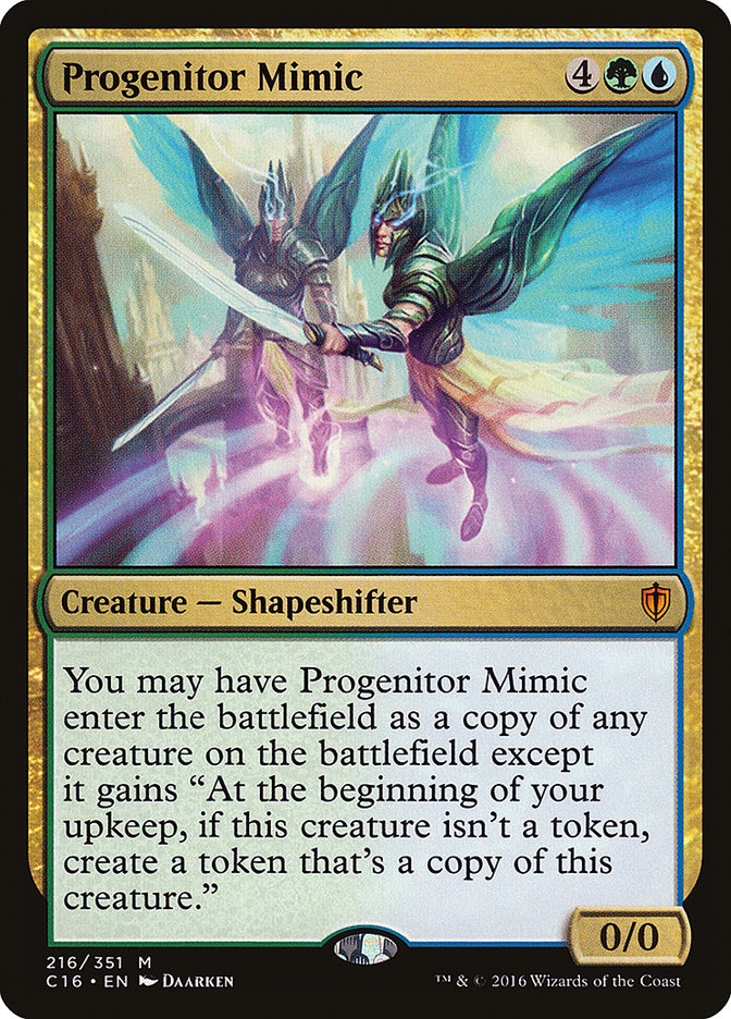 MTG Card Title: Progenitor Mimic C16/216