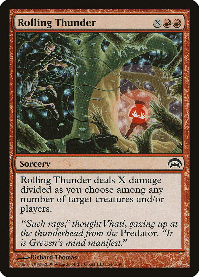 MTG Card Title: Rolling Thunder HOP/64