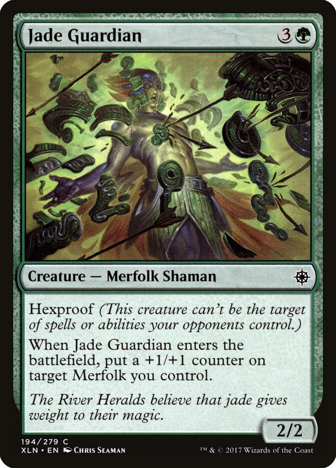 MTG Card Title: Jade Guardian XLN/194