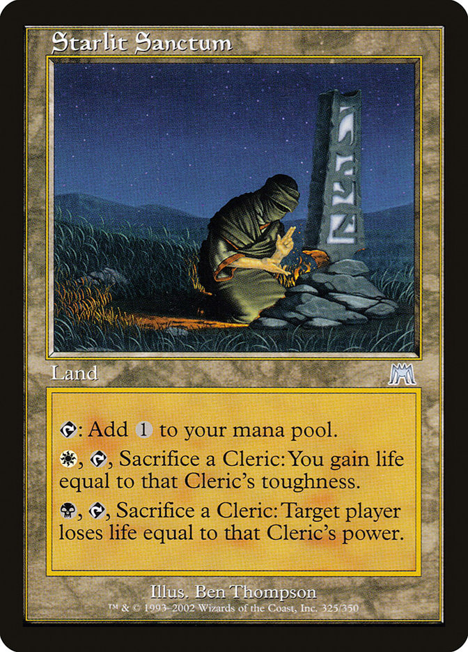 MTG Card Title: Starlit Sanctum ONS/325