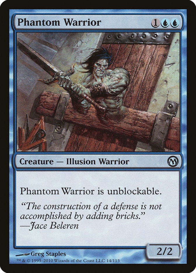 MTG Card Title: Phantom Warrior DPA/14