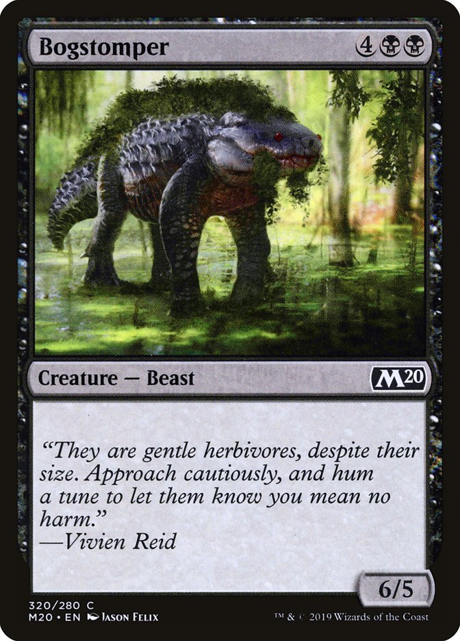 MTG Card Title: Bogstomper M20/320