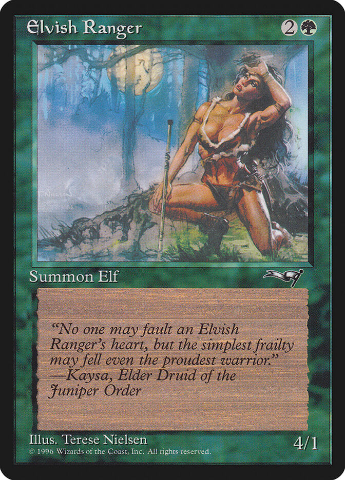 MTG Card Title: Elvish Ranger ALL/88a