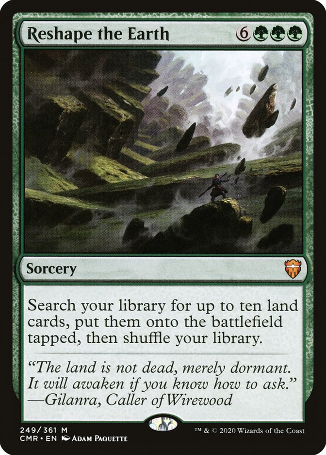 MTG Card Title: Reshape the Earth CMR/249