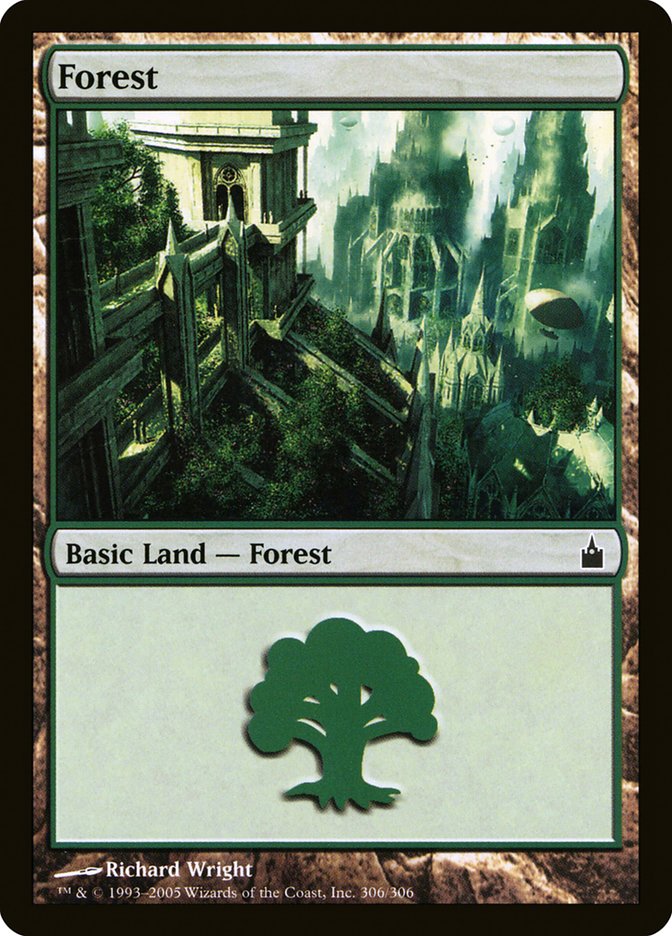 MTG Card Title: Forest RAV/306