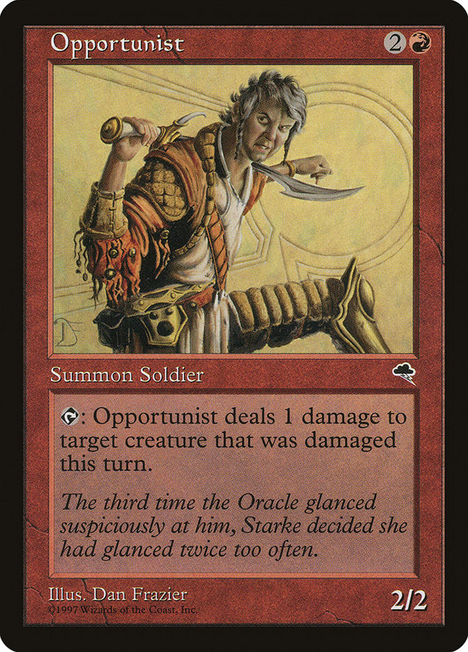 MTG Card Title: Opportunist TMP/194