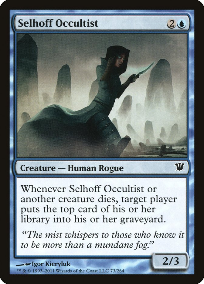 MTG Card Title: Selhoff Occultist ISD/73
