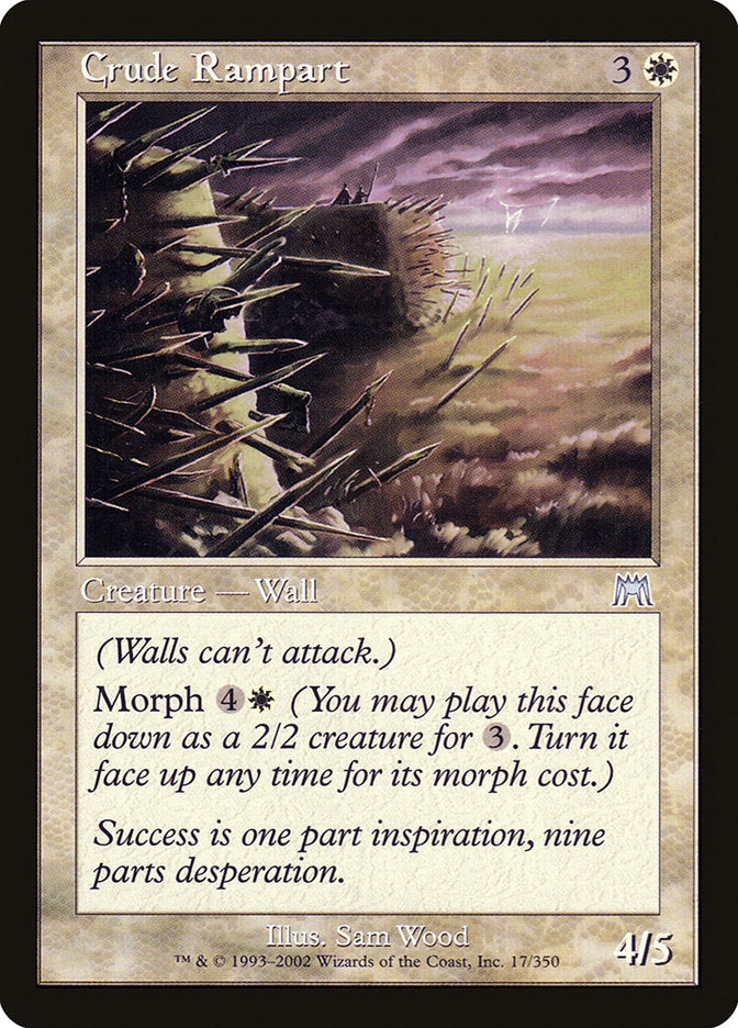 MTG Card Title: Crude Rampart ONS/17