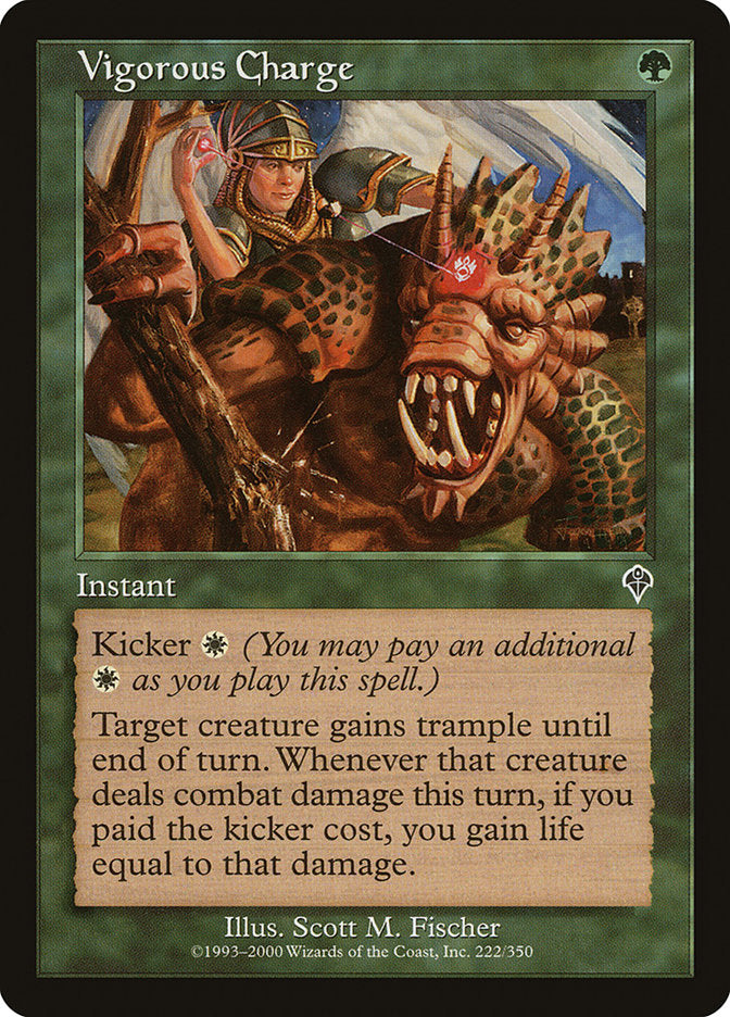 MTG Card Title: Vigorous Charge INV/222