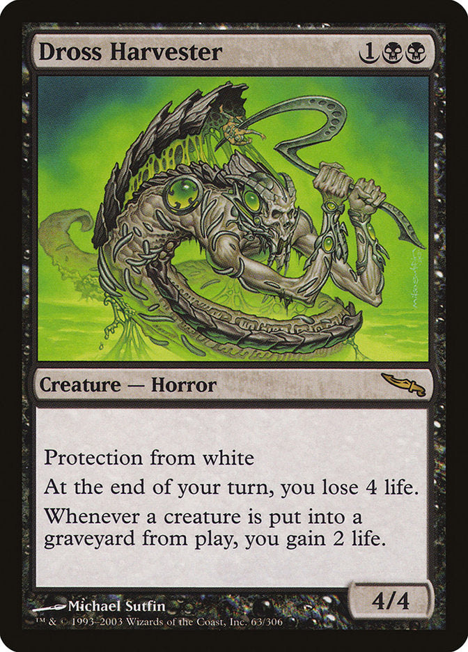 MTG Card Title: Dross Harvester MRD/63