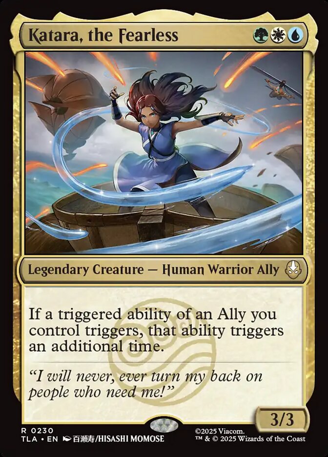 MTG Card Title: Katara, the Fearless TLA/230
