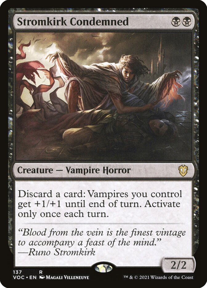 MTG Card Title: Stromkirk Condemned VOC/137