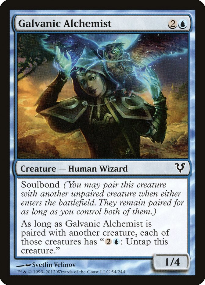 MTG Card Title: Galvanic Alchemist AVR/54