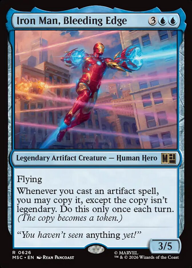 MTG Card Title: Iron Man, Bleeding Edge MSC/626