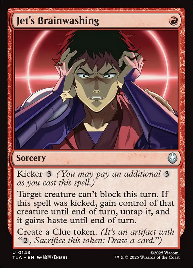 MTG Card Title: Jet's Brainwashing TLA/143