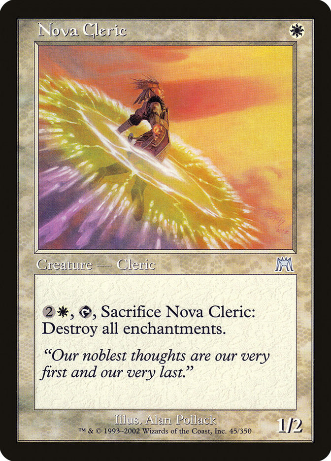 MTG Card Title: Nova Cleric ONS/45