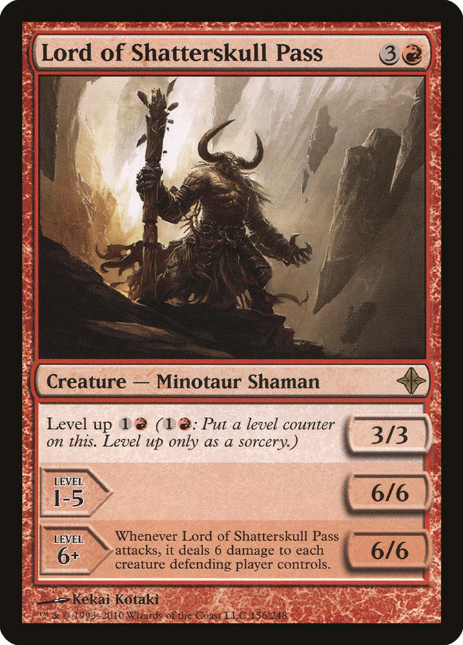 MTG Card Title: Lord of Shatterskull Pass ROE/156