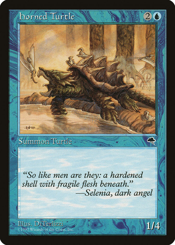 MTG Card Title: Horned Turtle TMP/67