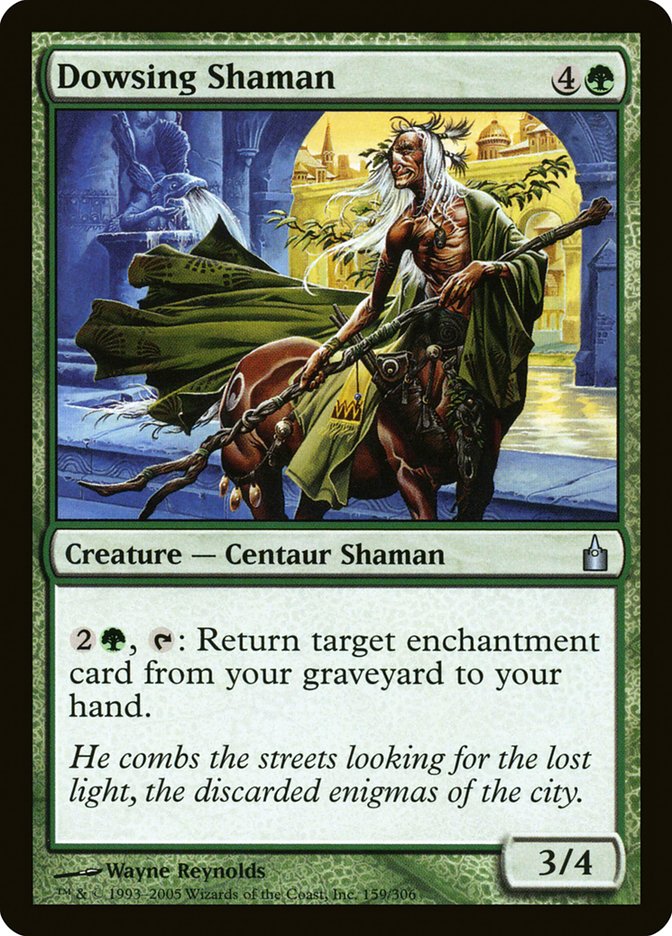 MTG Card Title: Dowsing Shaman RAV/159