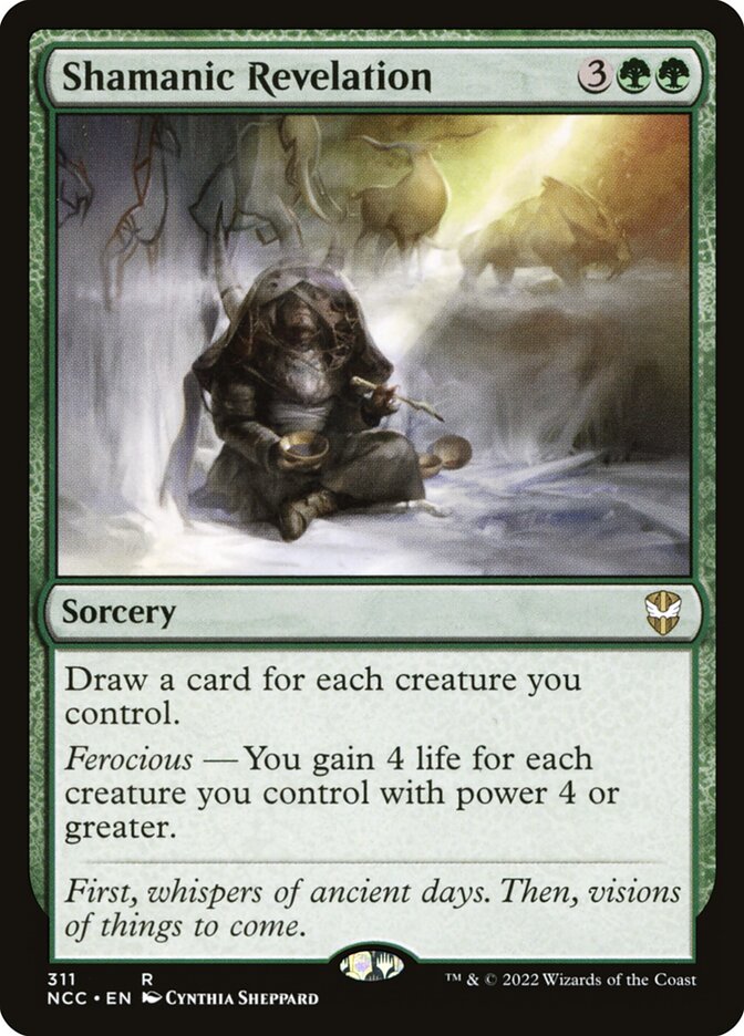 MTG Card Title: Shamanic Revelation NCC/311