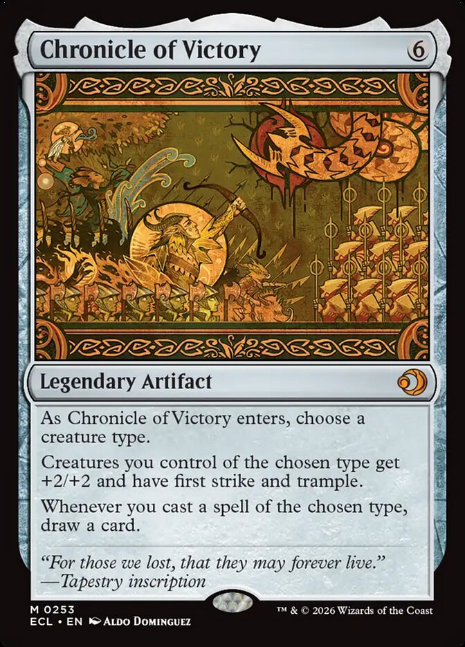 MTG Card Title: Chronicle of Victory ECL/253