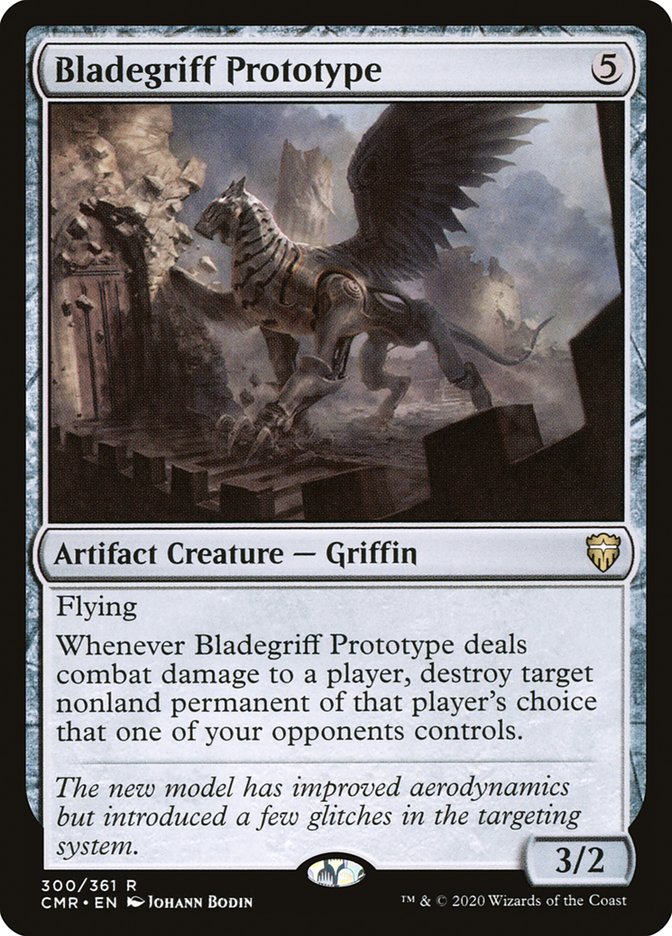 MTG Card Title: Bladegriff Prototype CMR/300
