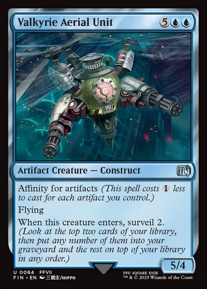 MTG Card Title: Valkyrie Aerial Unit FIN/84