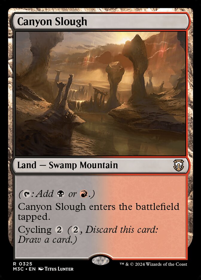 MTG Card Title: Canyon Slough M3C/325