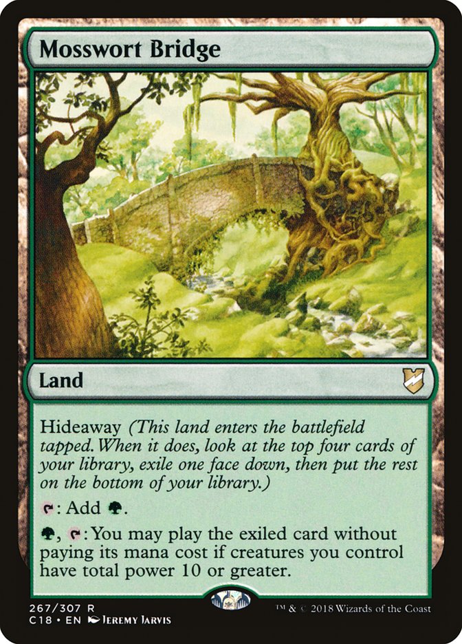 MTG Card Title: Mosswort Bridge C18/267