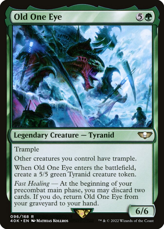 MTG Card Title: Old One Eye 40K/96