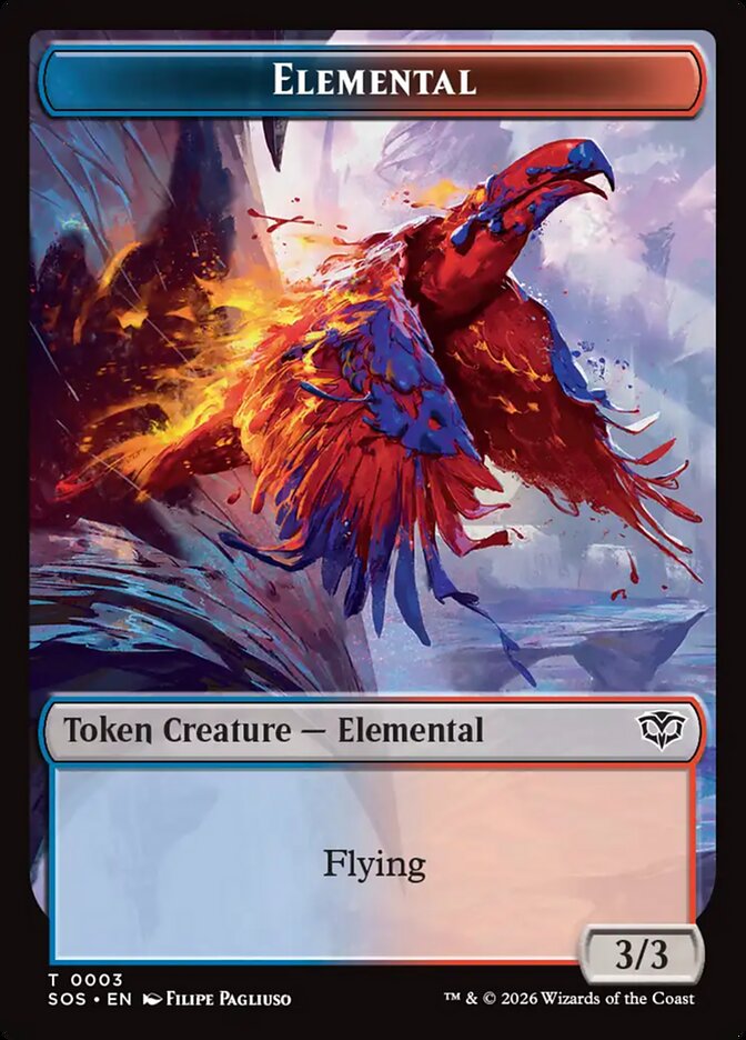 MTG Card Title: Elemental TSOS/3