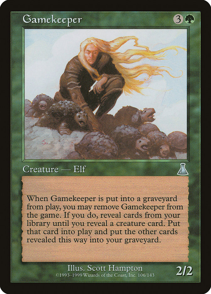 MTG Card Title: Gamekeeper UDS/106