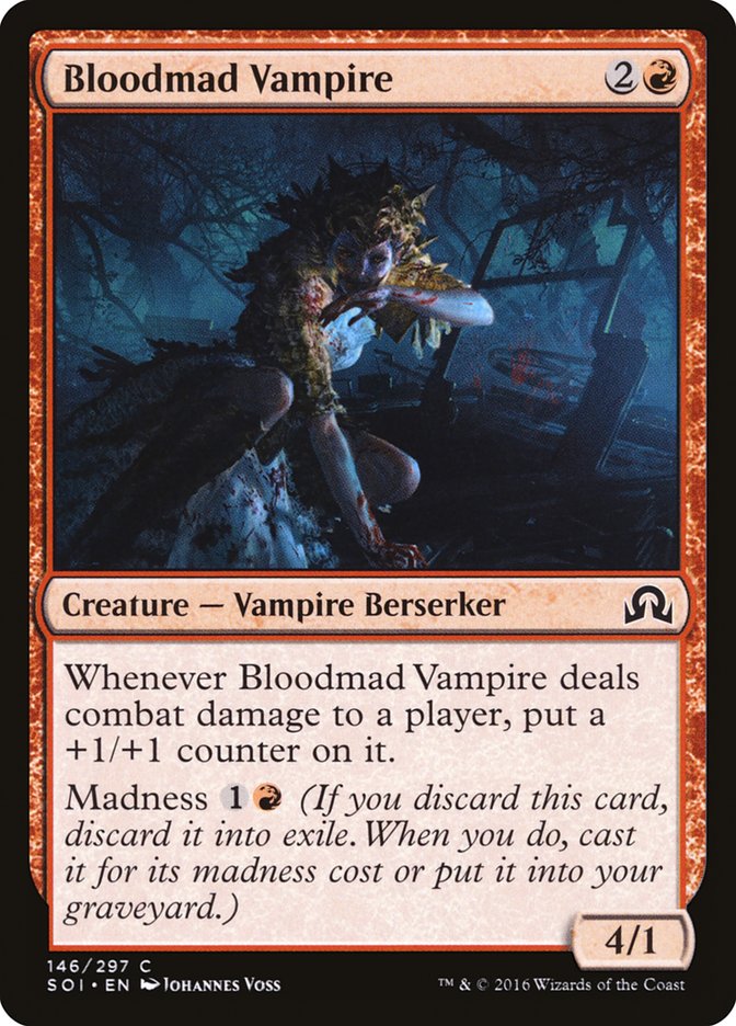 MTG Card Title: Bloodmad Vampire SOI/146