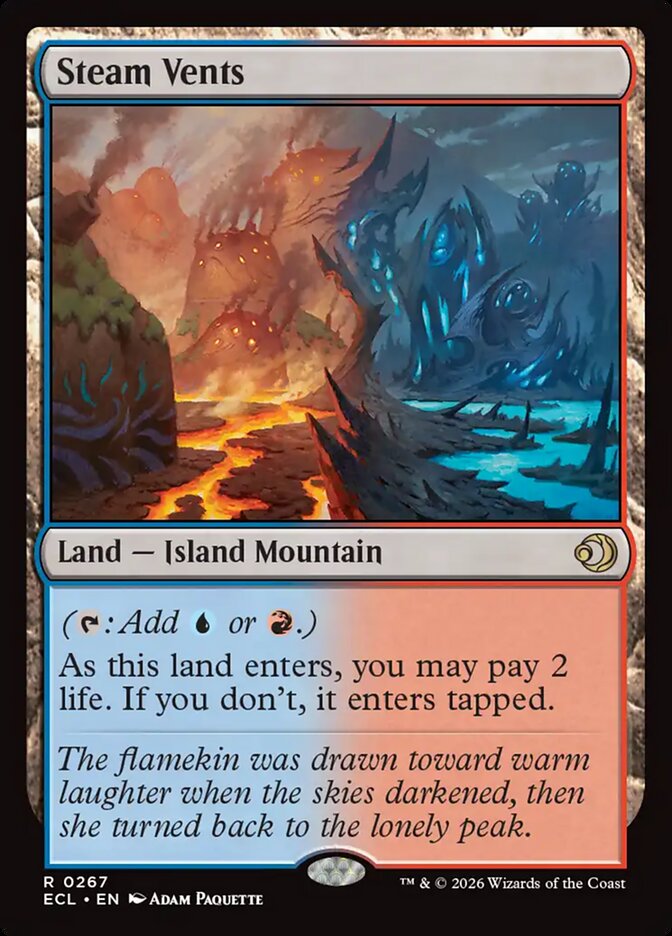 MTG Card Title: Steam Vents ECL/267