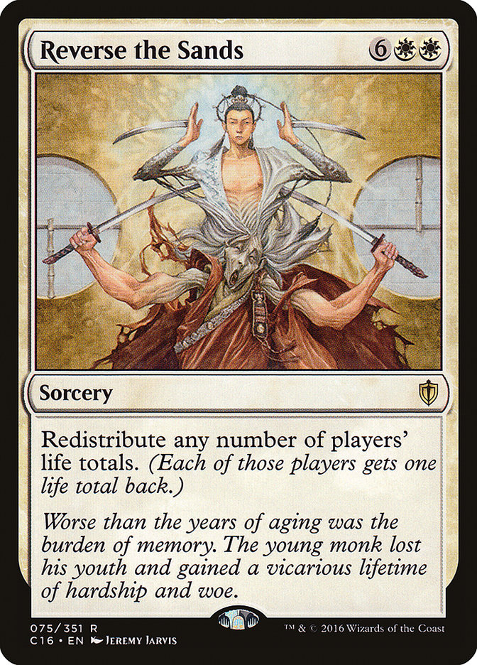 MTG Card Title: Reverse the Sands C16/75