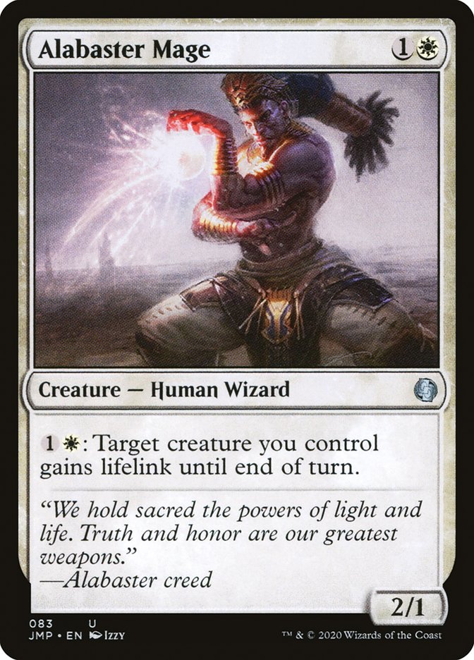 MTG Card Title: Alabaster Mage JMP/83