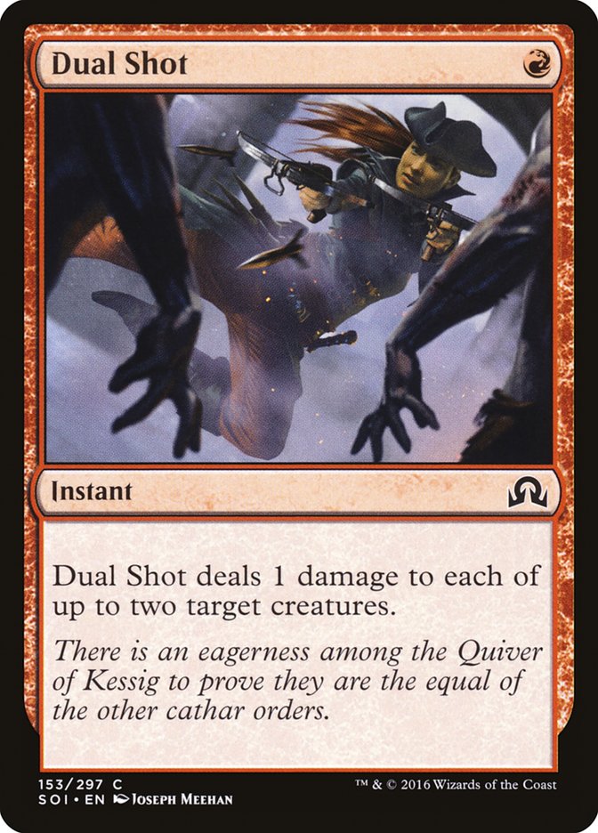 MTG Card Title: Dual Shot SOI/153