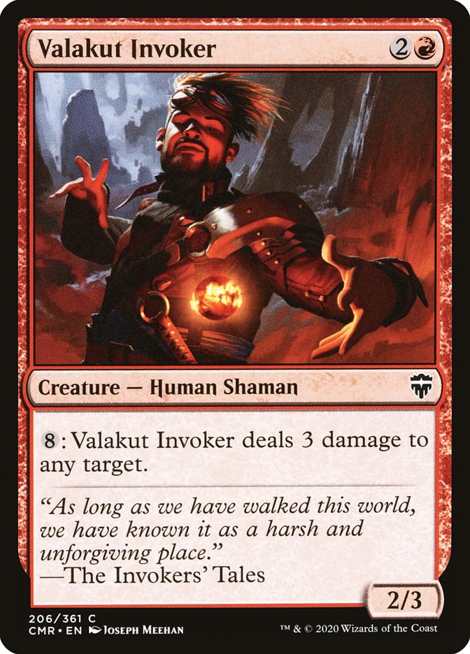MTG Card Title: Valakut Invoker CMR/206