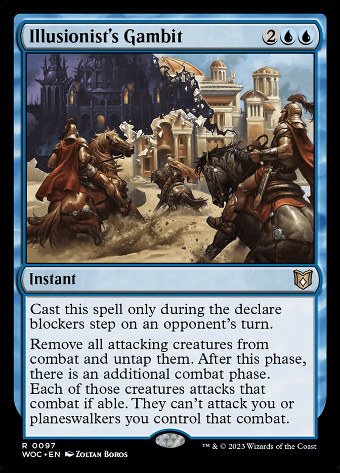 MTG Card Title: Illusionist's Gambit WOC/97