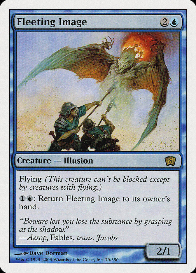 MTG Card Title: Fleeting Image 8ED/79