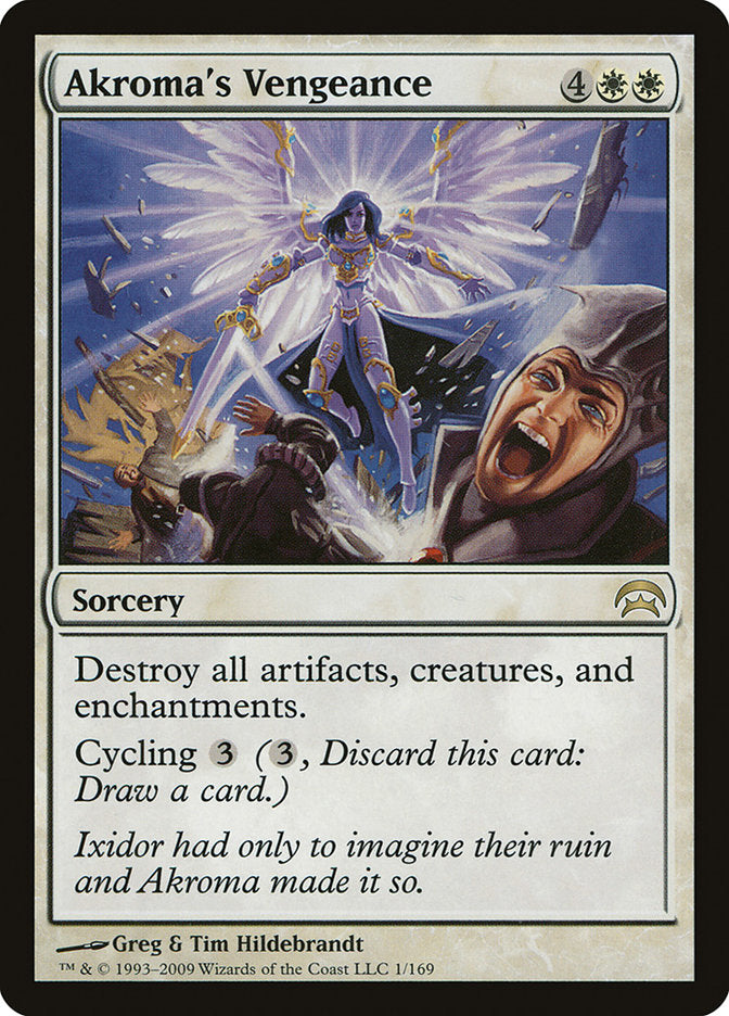 MTG Card Title: Akroma's Vengeance HOP/1