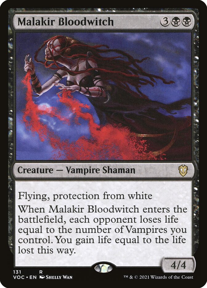 MTG Card Title: Malakir Bloodwitch VOC/131