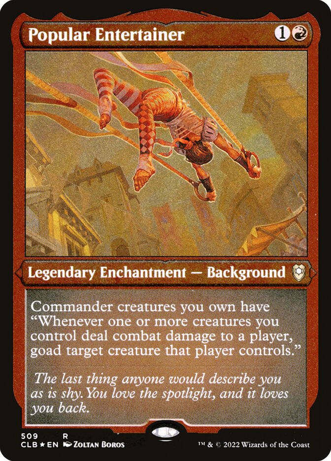 MTG Card Title: Popular Entertainer CLB/509