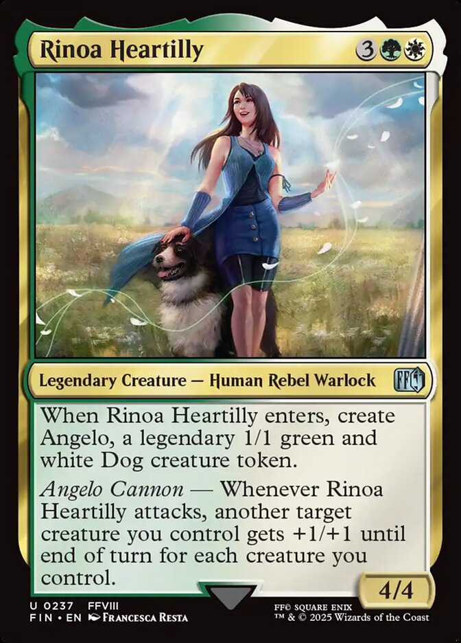 MTG Card Title: Rinoa Heartilly FIN/237